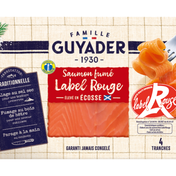 Saumon fumé Label Rouge Ecosse Guyader