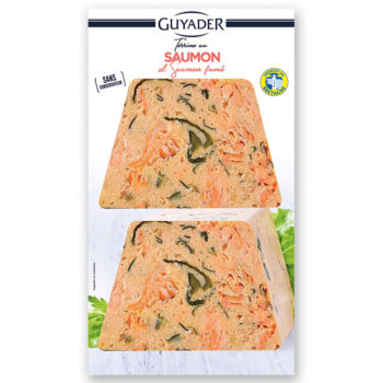 Terrine saumon et saumon fumé