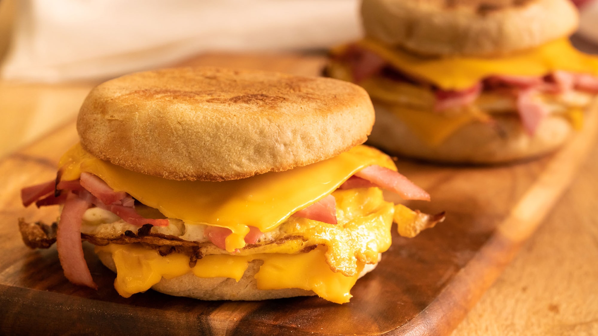 Egg muffin au jambon et fromage • Guyader Gastronomie