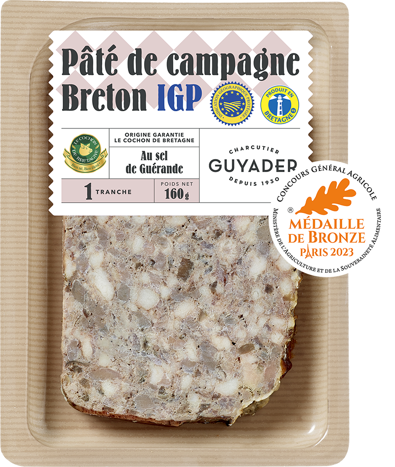 Le véritable pâté Breton IGP, médaillé de bronze au Concours Général Agricole