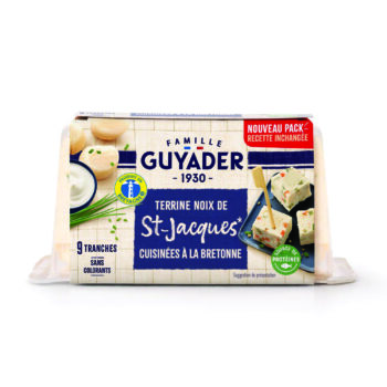 Terrine St Jacques cuisinées à la bretonne 350g