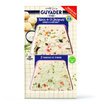 Terrine St Jacques cuisinées à la bretonne 2x60g