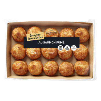 Gougères au saumon fumé