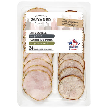 Andouille au poivre - Carré de porc au poivre vert