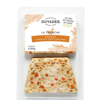 Tranches de poulet carottes aux saveurs marocaines